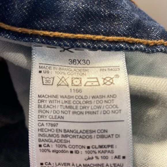 OLD Navy Mens straight blue jeans - Picture 8 of 10